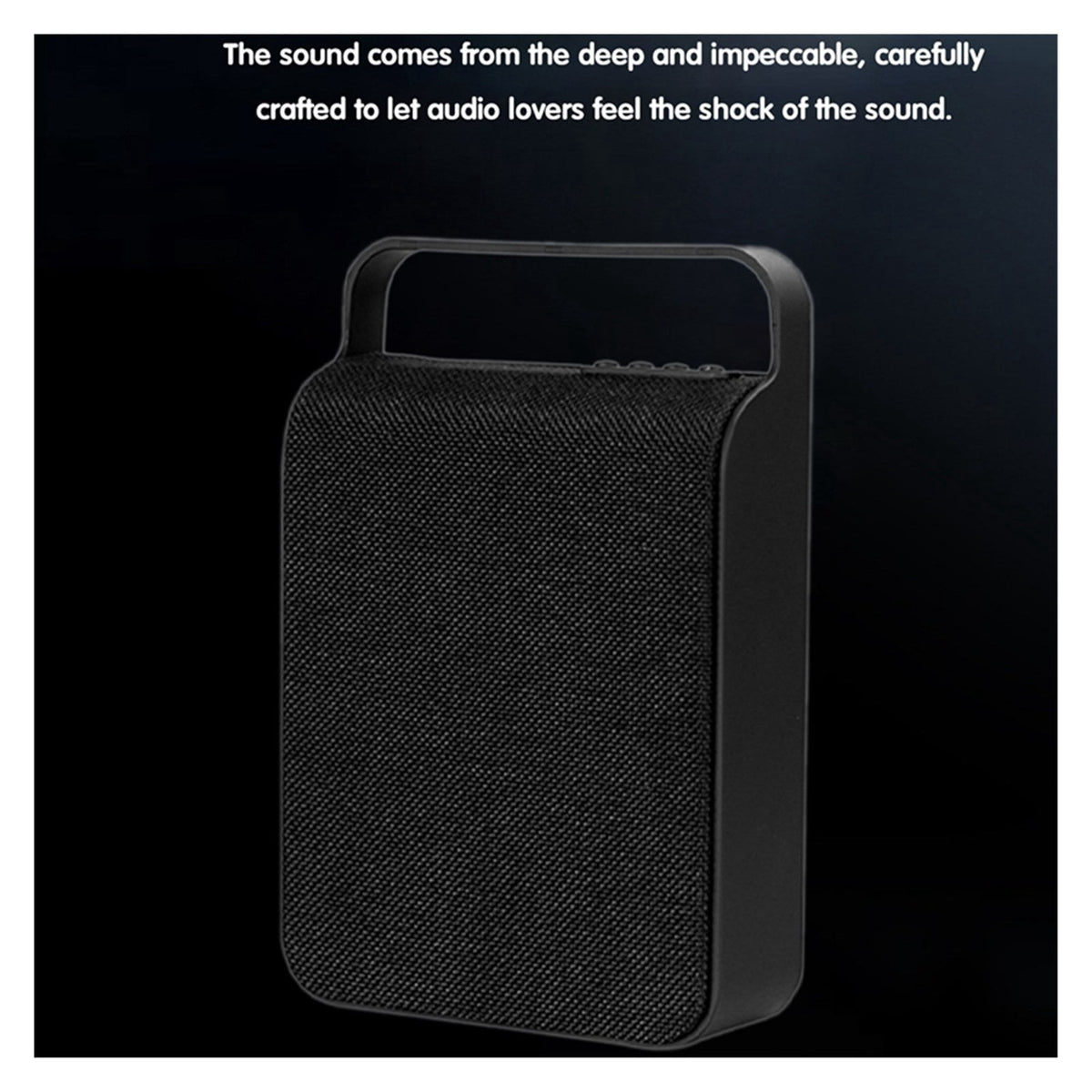 Hs-345 Bluetooth Speaker Cloth Portable Bluetooth Speaker High Sound Quality Stereo Smart Speaker Outdoor Subwoofer