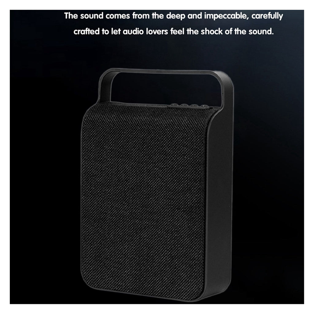 Hs-345 Bluetooth Speaker Cloth Portable Bluetooth Speaker High Sound Quality Stereo Smart Speaker Outdoor Subwoofer ,Accurate Channel Search